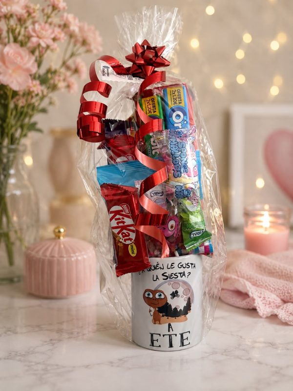 taza 1 Taza personalizada con/sin chuches.